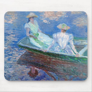 Tapis De Souris Sur le bateau, Monet