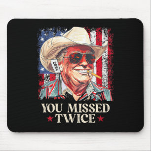 Tapis De Souris (sur le dos) Vous avez manqué deux fois Western Co