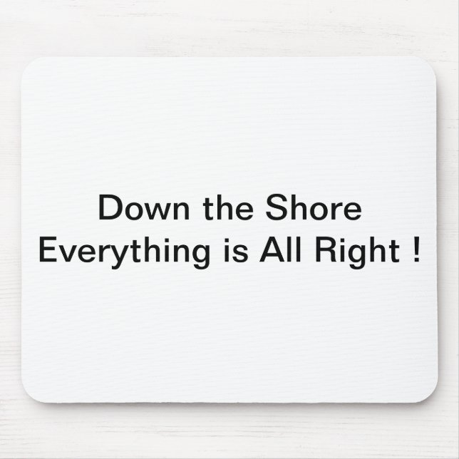 Tapis De Souris Sur le rivage de Mousepad (Devant)