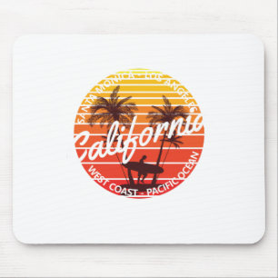 Tapis De Souris Surf de Californie, Summer Beach vibes