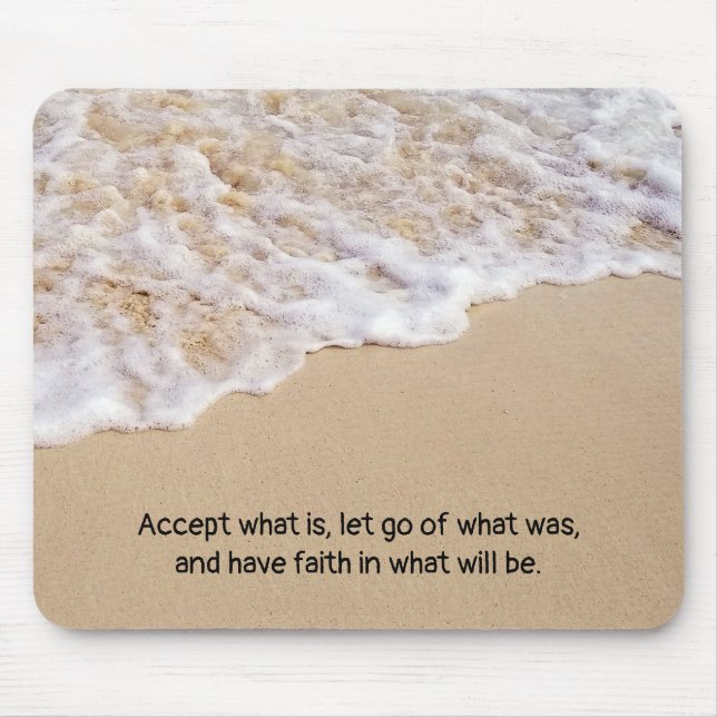 Tapis De Souris Surf marin givore avec carte souris citation (Devant)