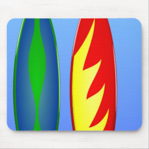 Tapis De Souris Surfboards surf rétro