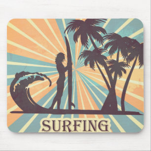 Tapis De Souris Surfer Girl