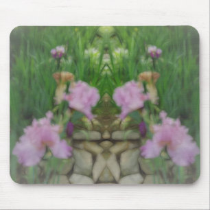 Tapis De Souris Surreal Fantasy Iris Floral Path