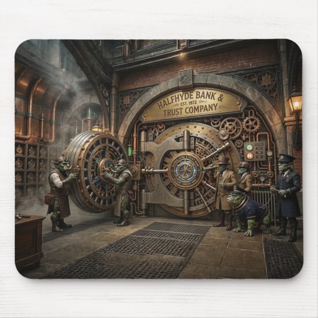 Tapis De Souris Surreal Image Halfhyde Bank Vault (Devant)