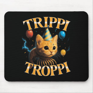 Tapis De Souris Surreal Italian Brainrot mème voyage Trop drôle Bi