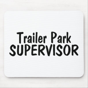 Tapis De Souris Surveillant de terrain de caravaning