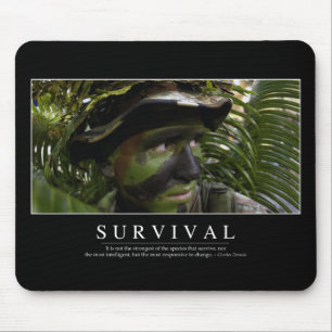 Tapis De Souris Survie : Citation inspirée 2