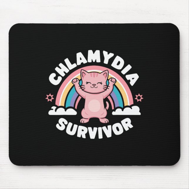 Tapis De Souris Survivant de Chlamydia (Devant)