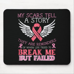 Tapis De Souris Survivant du cancer du sein Mon Scar Raconte l'his