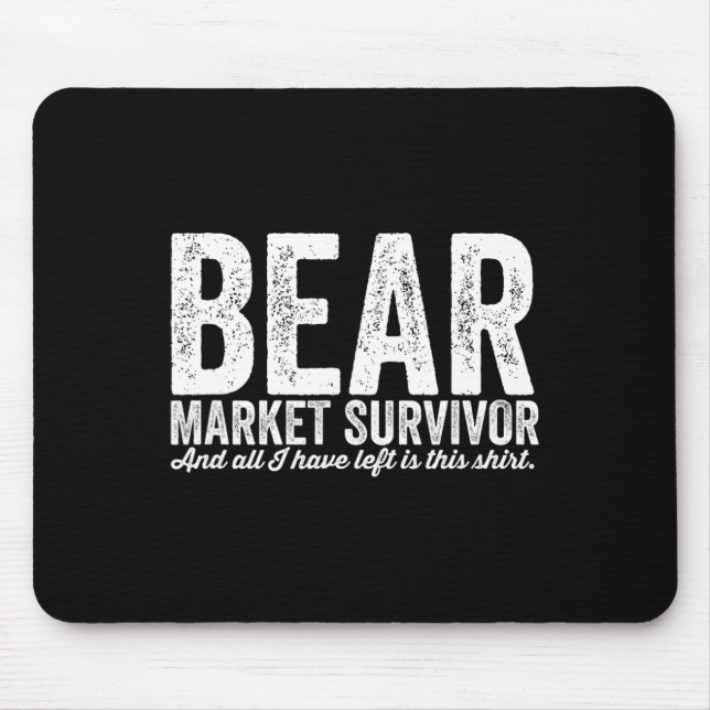 Tapis De Souris Survivant du marché baissier 2025  (Devant)