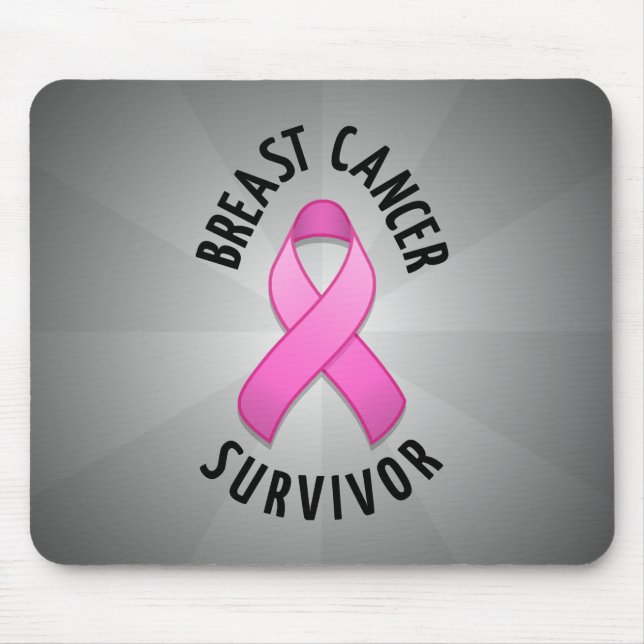 Tapis De Souris Survivant Mousepad de cancer du sein (Devant)