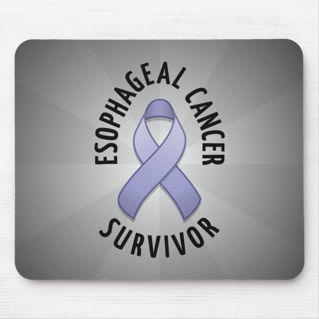 Tapis De Souris Survivant oesophagien Mousepad de Cancer (Devant)