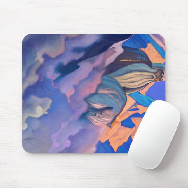 Tapis De Souris Svyatogor par Nicholas Roerich (Avec souris)