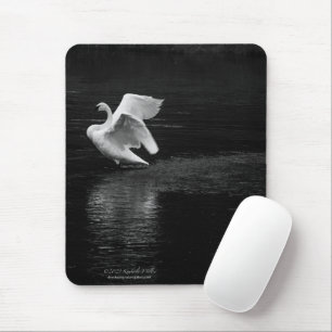 Tapis De Souris Swan trompette b/w