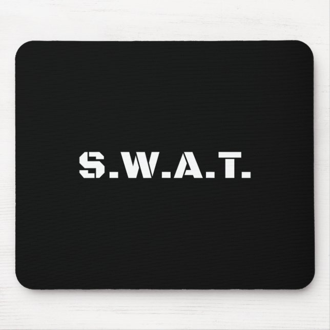 Tapis De Souris Swat Team Boys Halloween Costume Kids Tactique Uni (Devant)
