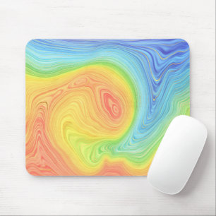 Tapis De Souris Swirl Liquide Abstrait Souris