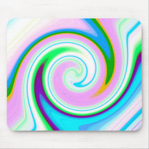 Tapis De Souris Swirl Pastel