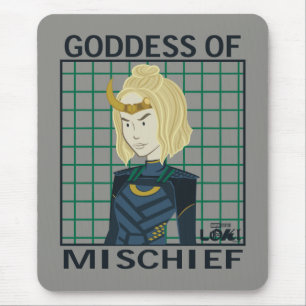 Tapis De Souris Sylvie déesse du mal Illustration