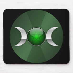 Tapis De Souris symbole de lune de déesse