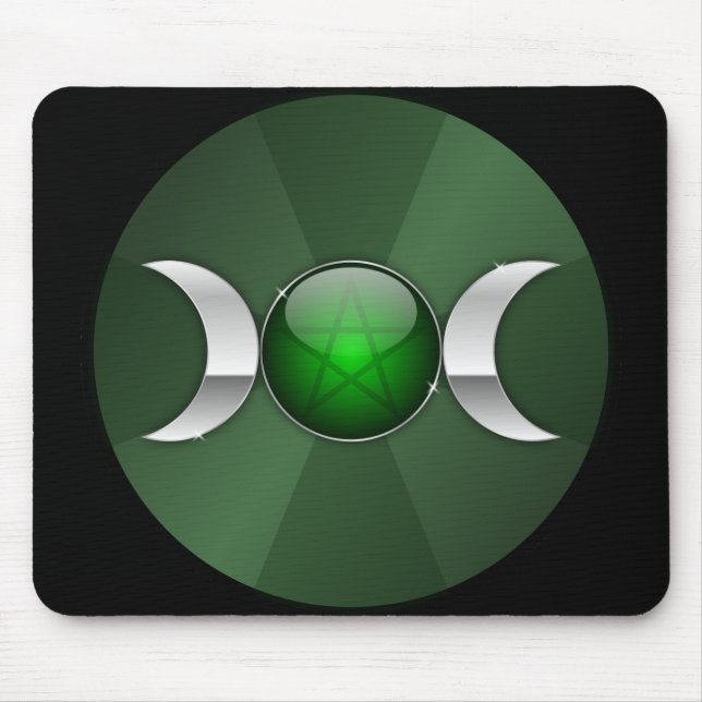 Tapis De Souris symbole de lune de déesse (Devant)