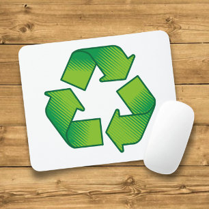Tapis De Souris Symbole de recyclage