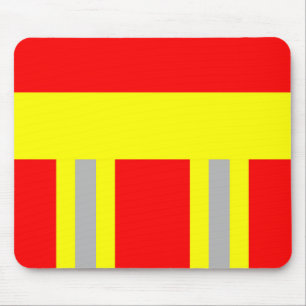 Tapis De Souris SYMBOLE Feuerwehr Rot uniforme Mousepad
