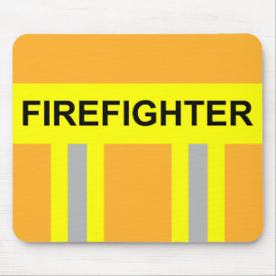 Tapis De Souris Symbole Feuerwehr Uniforme Sandfarben Mousepad