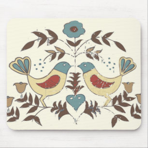 Tapis De Souris SYMBOLE Hex Amish néerlandais Pennsylvanie Bird Am