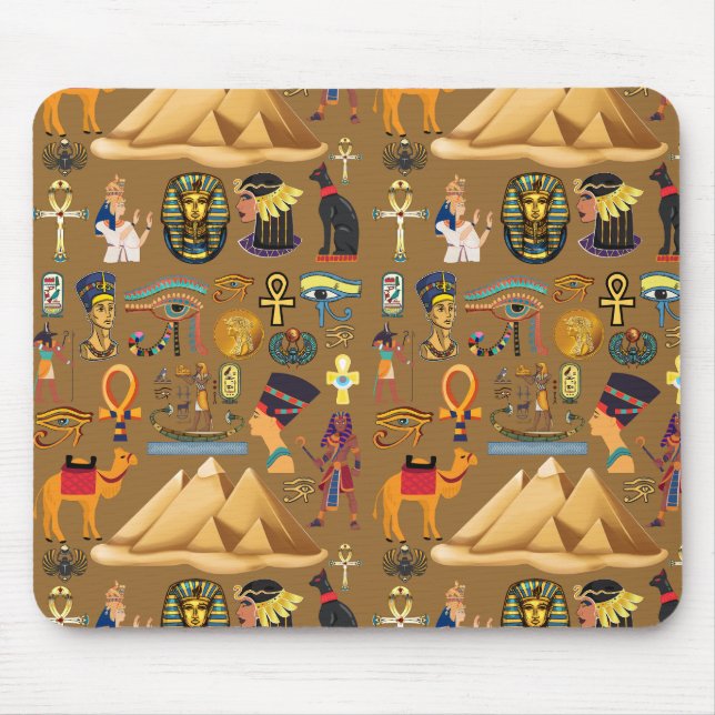 Tapis De Souris SYMBOLE motif D'HIÉROglyphE ANCIEN (Devant)