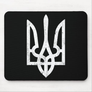 Tapis De Souris Symbole ukrainien Tryzub - Trident ukrainien pour 