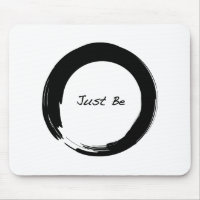 Symbole zen avec "Just Be"