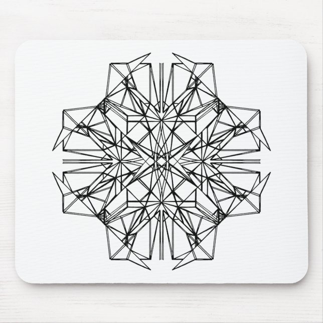 Tapis De Souris symétrie géométrique (Devant)