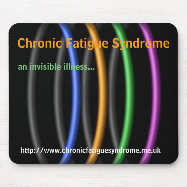 Tapis De Souris Syndrome chronique de fatigue, une maladie (Devant)