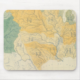 Tapis De Souris Systèmes fluviaux aux États-Unis