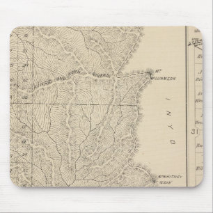 Tapis De Souris T1417S R3235E Carte de la section du comté de Tul