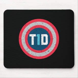 Tapis De Souris T1d Diabétique Type 1 Sensibilisation au diabète H