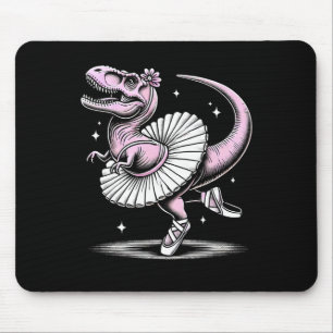 Tapis De Souris T-Rex dansant en tutu et pantoufles