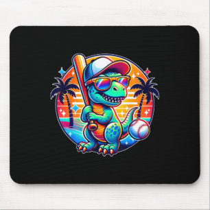 Tapis De Souris T-rex dinosaure drôle pour enfants garçons tout-pe