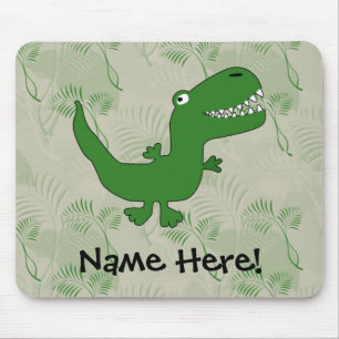 Tapis De Souris T-Rex Tyrannosaurus Rex Dinosaur Cartoon Enfants G