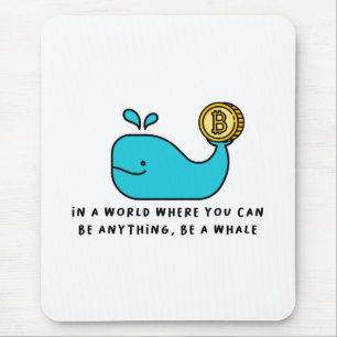 Tapis De Souris T-shirt baleine Bitcoin