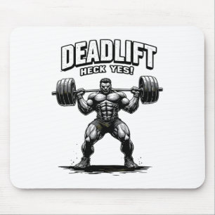 Tapis De Souris T-shirt de motivation pour entraînement de muscula