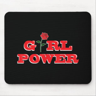 Tapis De Souris T-shirt Girl Power - Femmes féministes fantastique