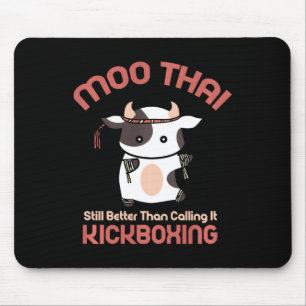 Tapis De Souris T Shirt Muay Thai Drôle - Chemise de Kickboxing Ma