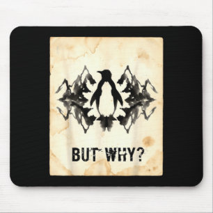 Tapis De Souris T-shirt Pingouin Mais Pourquoi Pingouins Tendance