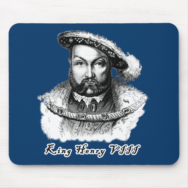 Tapis De Souris T-shirts de portrait du Roi Henry VIII, sacs (Devant)