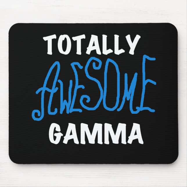 Tapis De Souris T-shirts et cadeaux bleus gamma totalement (Devant)