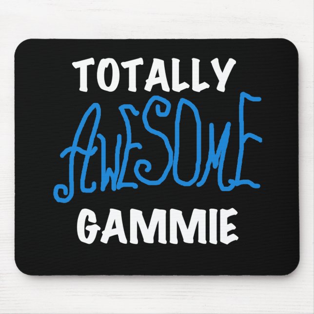 Tapis De Souris T-shirts et cadeaux bleus totalement (Devant)
