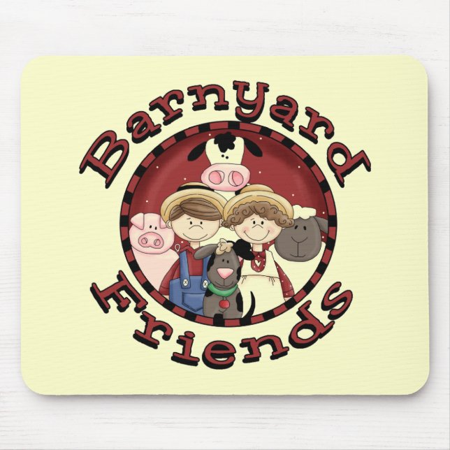 Tapis De Souris T-shirts et cadeaux d'amis de basse-cour (Devant)