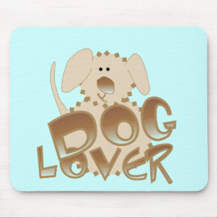 Tapis De Souris T-shirts et cadeaux d'amoureux des chiens de Brown